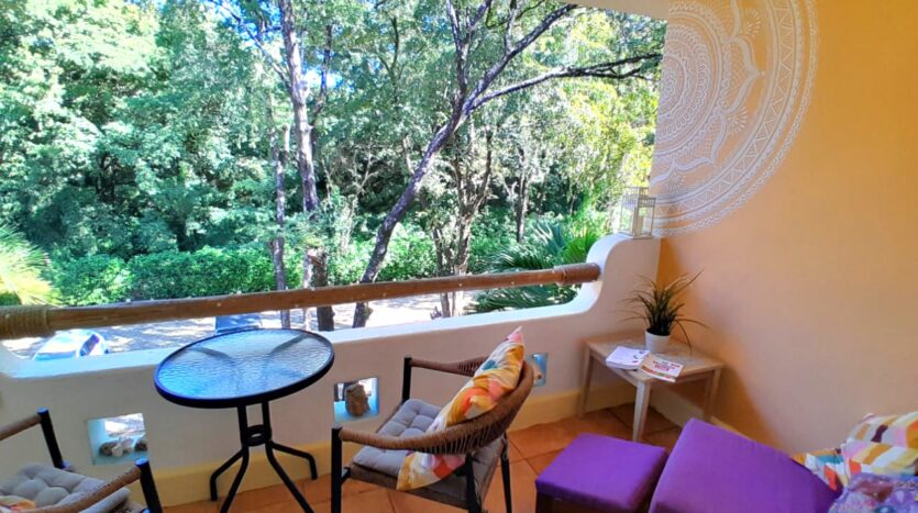 balcony view in penthouse