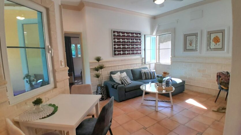 comfortable couches in villa