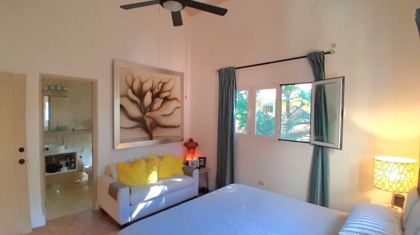 Decorated bedroom