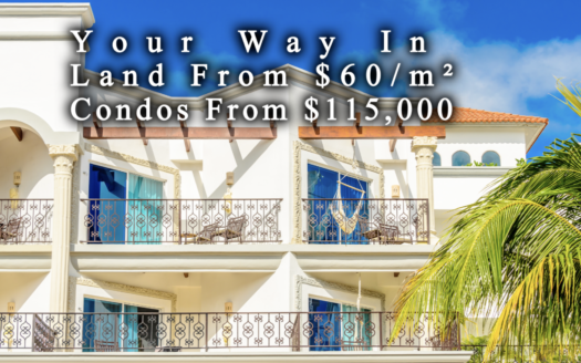 Entry-level oceanview condo and hillside building lot on the Dominican Republic's North Coast