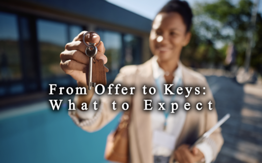 Foreign couple shaking hands with a real estate attorney after closing on a Dominican Republic property
