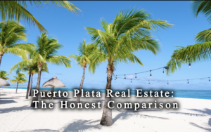 Puerto Plata city waterfront and local infrastructure on the Dominican Republic's North Coast