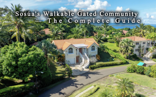 Villas and ocean views in Residencial Hispaniola gated community, walking distance to Sosúa town, Dominican Republic