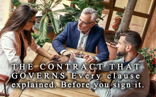 Promesa de venta purchase contract being reviewed with a Dominican attorney before signature