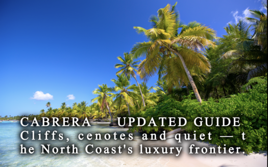 Cliff-top ocean-view villa above the Atlantic coast at Cabrera, Dominican Republic