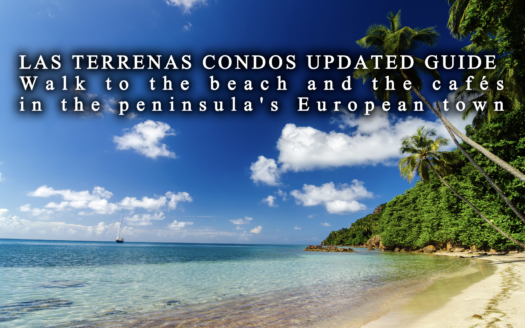 Beachside condominium complex with pool in Las Terrenas, Samaná, Dominican Republic