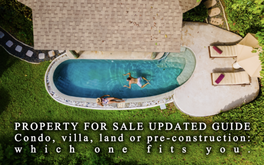 Condominium, villa and building lot side by side on the Dominican Republic's North Coast