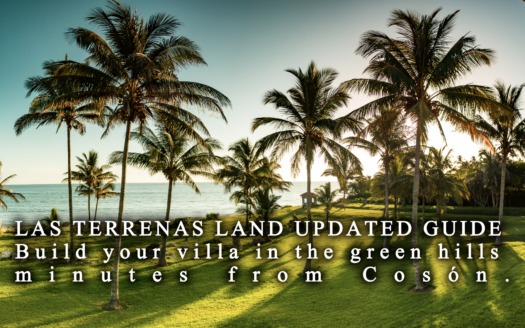 Hillside building lot with sea view above Las Terrenas on the Samaná peninsula, Dominican Republic